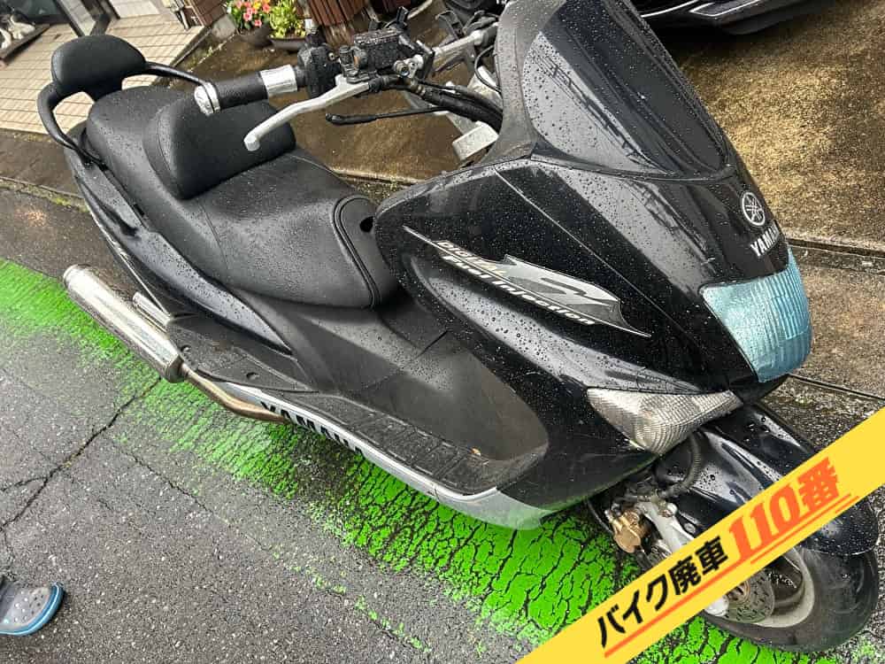 バイク廃車110番|バイク・原付のお引取り実績。当社で無料回収処分と廃車手続き代行をした、埼玉県狭山市のヤマハ マジェスティFI 125