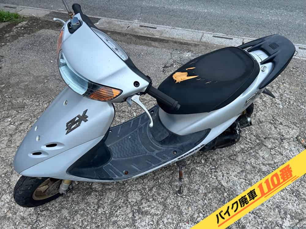 バイク廃車110番|バイク・原付のお引取り実績。当社で無料回収処分と廃車手続き代行をした、埼玉県越谷市のライブディオ