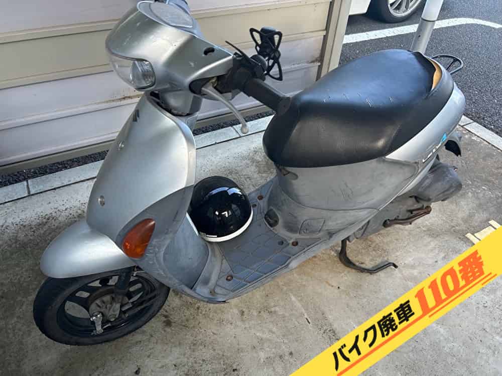 バイク廃車110番|バイク・原付のお引取り実績。当社で無料回収処分と廃車手続き代行をした、茨城県下妻市のレッツ4