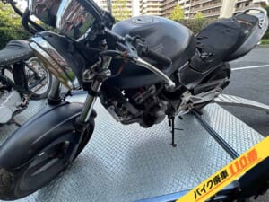 バイク廃車110番|バイク・原付のお引取り実績。当社で無料回収処分と廃車手続き代行をした、東京都東大和市のホーネット250