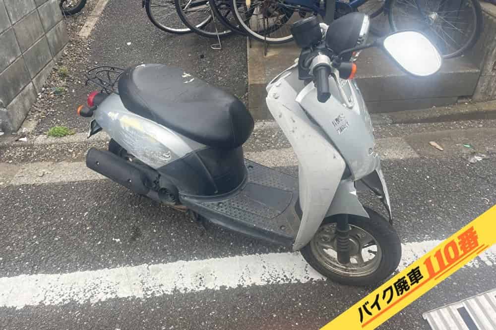 バイク廃車110番|バイク・原付のお引取り実績。当社で無料回収処分と廃車手続き代行をした、東京都練馬区のトゥデイ